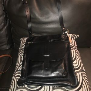 Leather cross body bags
